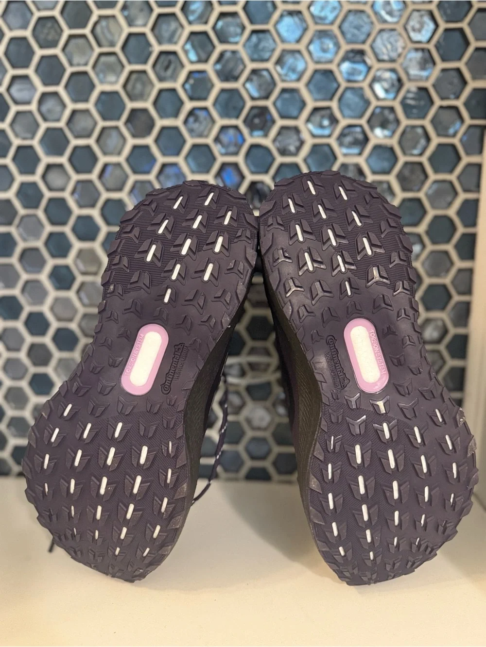 Adidas Women’s Dark Purple Trail Running Shoes with BOOST